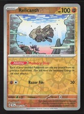 Relicanth 84/162 Reverse Holo Pokemon Near Mint