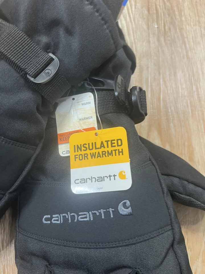 Guantes Carhartt Para Hombre Grandes Aislados Impermeables Invierno Trabajo Clima Frío A511 Foto 2 de 4