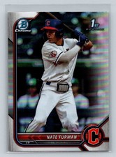 2022 Bowman Draft #BDC-182 Nate Furman Chrome Refractor