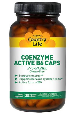 Worldwide 2 X Country Life Active B-6 Caps -- 30 Capsules