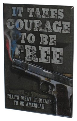 It Takes Courage To Be Free What Means Be American Desperate Enterprises Magnet