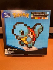 Mega Bloks Pixel art Pokemon Squirtle 367 pcs FACTORY SEALED