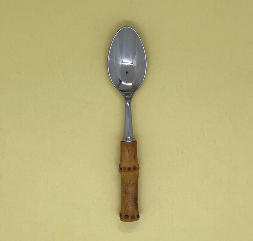 PLATEAU VINTAGE SEKI HAMONO KK VERO BAMBÙ INOX LUCIDO SCELTA GIAPPONESE - Foto 7 di 7