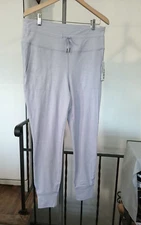 NWT Gaiam OM Fit High-rise Porkchop Cuff Yoga Legging Lavender Heather XL