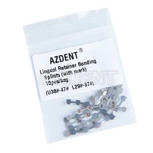 AZDENT Dental Ortodonca Botones Lnguales De Base Redonda Bonda 10pzas