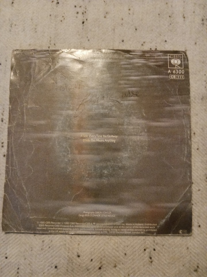 45 tours vinyle Paul Young Every time you go away eBay