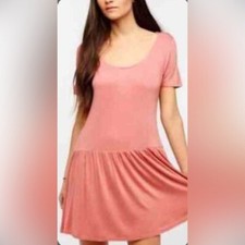 Urban Outfitters Exclusive Salmon Drop Waist Dress