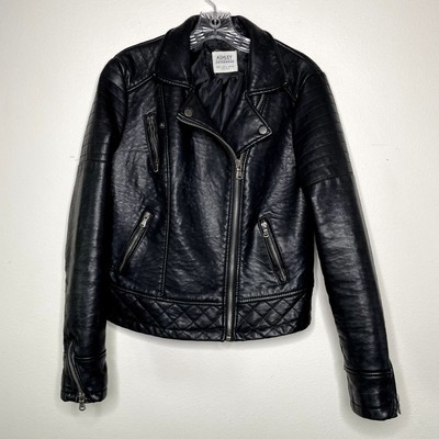 Ashley Outerwear Faux Leather Jacket 