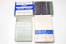 Mixed Lot New Open Box - Fisher Glass Slides & Rinzl Plastic Slides - 3x1 inch
