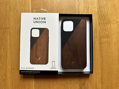 Native Union Clic Wooden iPhone 12 / 12 Pro Walnut  Schutzhülle Case Hülle A008