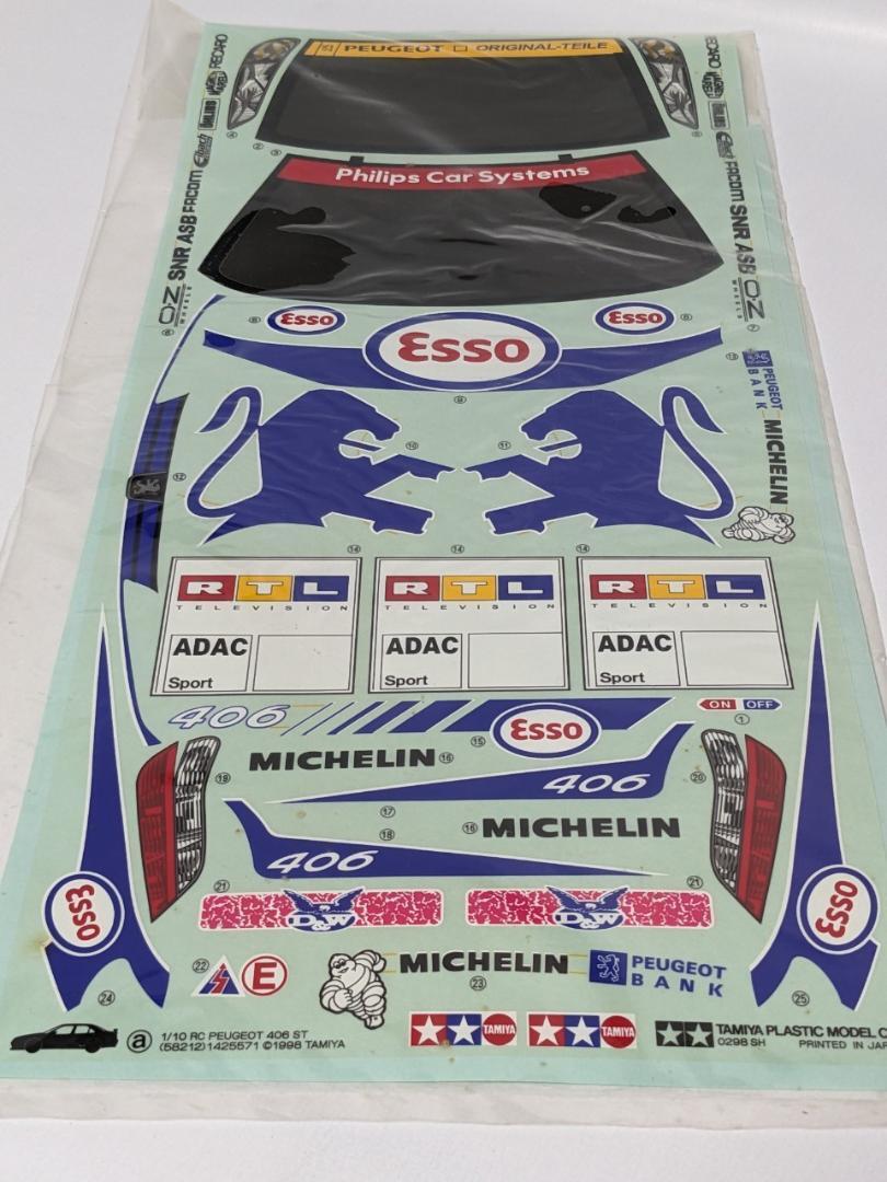 TAMIYA PEUGEOT プジョー 406ST 1/10スケール タミヤ Tamiya Peugeot 406St 1/10 Scale | eBay
