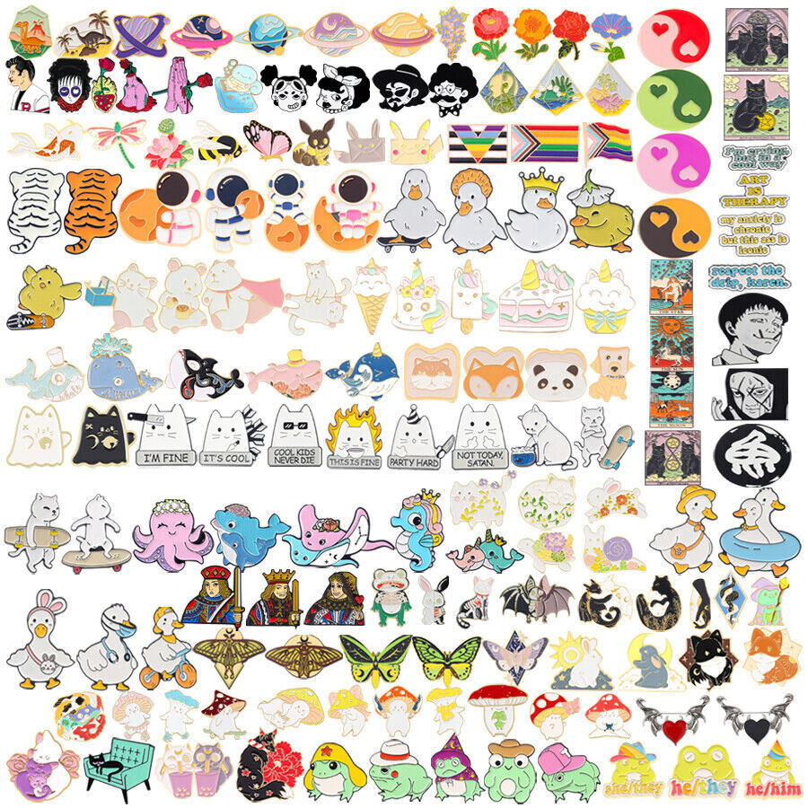 Cartoon Animal Cat Enamel Brooch Pin Lapel Collar Pin Corsage Badge Jewelry Gift