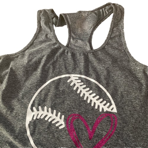 Athleta Canotta Donna Grande Softball Love Large - Foto 3 di 7