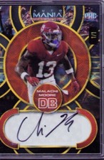 2024 Wild Card Auto Mania Malachi Moore Rookie 1/1