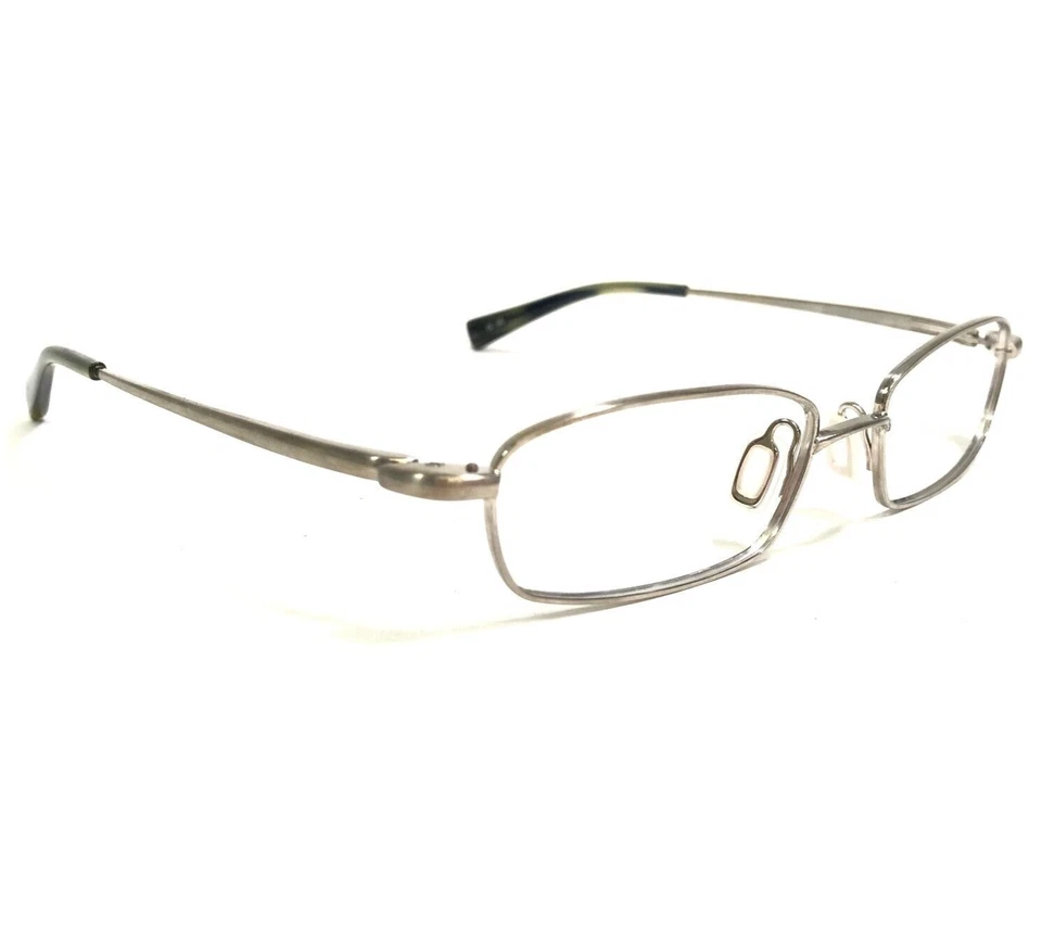 Oliver Peoples Eyeglasses Frames OP-670 BC Silver Rectangular Full Rim 49-17-135 - Image 3 of 4