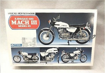 グンゼ　マッハ　500 MACH III 1/12 Amazon | グンゼ ハイテックモデル 1/12 カワサキ500 マッハIII
