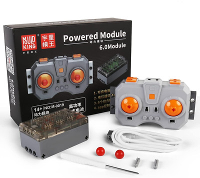 Mould King M0019 6.0 Powered Module Kit Power Function Sets Rechargeable Remote