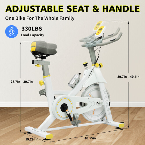 Indoor Exercise Bike Cycling Bike with Comfortable Seat