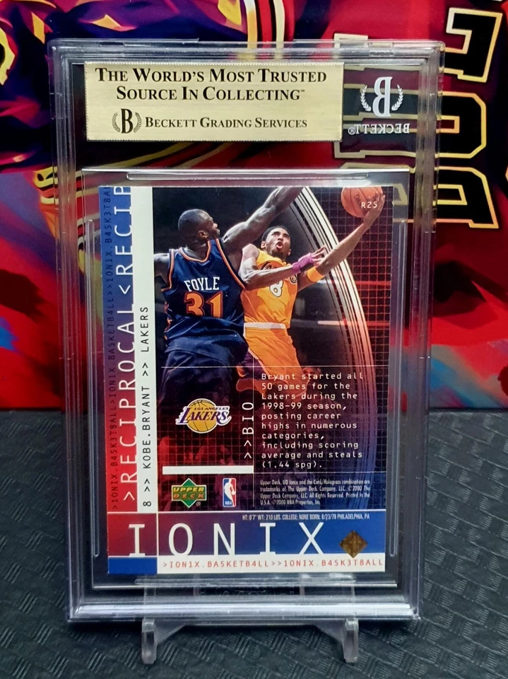 1999 UD IONIX Kobe Bryant RECIPROCAL BGS 9.5 Los Angeles Lakers - Image 2 of 2