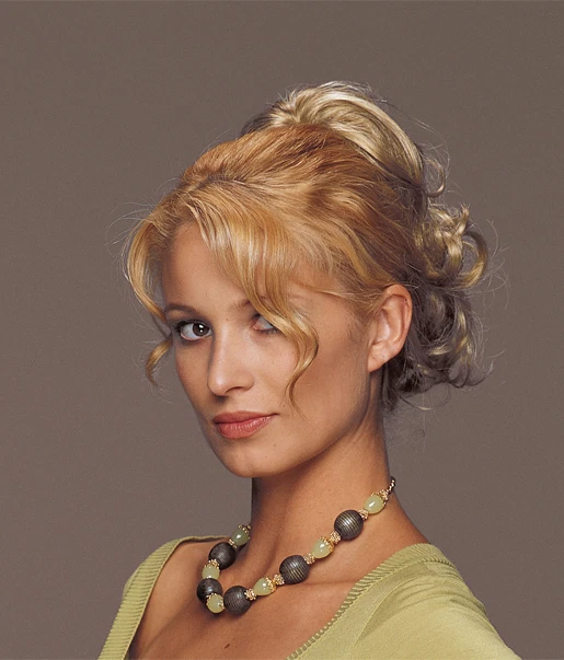 Short 8" Wavy Clip In - Synthetic Hair Piece - Tease Parti - TressAllure - Image 2 of 4