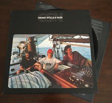 Crosby, Stills & Nash - CSN 1st Press Vinyl US 1977 S/T LP w/Inner ORG EX-/VG+ 