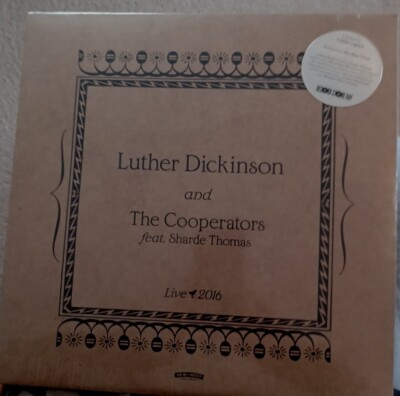 LUTHER DICKINSON - Live 2016 - Sealed Limited RSD Blue Vinyl LP Record Album