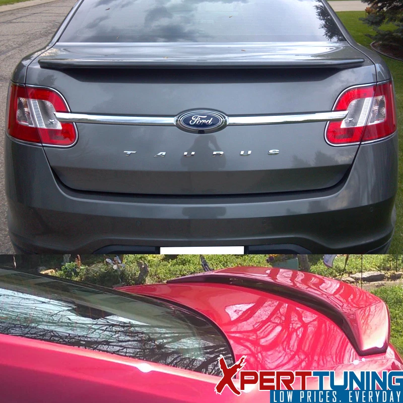 Fits 13-19 Ford Taurus OE Factory Style Flush Mount Trunk Spoiler Wing - ABS Foto 2 de 4