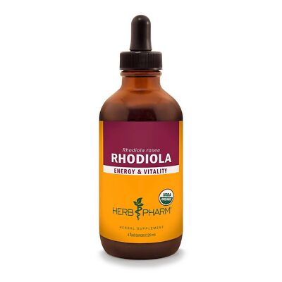 Herb Pharm Rhodiola Root Extract 4oz Liquid Herbal Supplement Energy Support