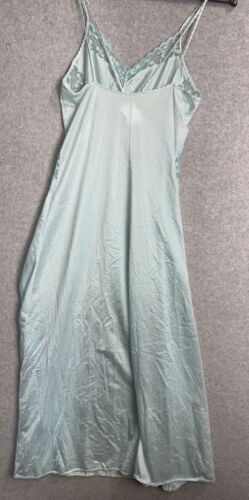 Abito completo slip vintage anni 80 Rene LACE seta NYLON S sexy pizzo taglio blu lingerie - Foto 9 di 14