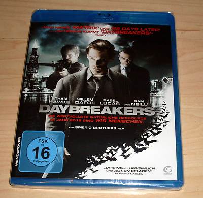 Blu Ray - Daybreakers - Ethan Hawke - Willem Dafoe - ( Vampire Film ) - Neu OVP