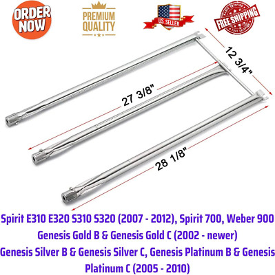 BBQ Gas Grill Parts for Weber Spirit E310 E320, Genesis Silver B C, Platinum B C