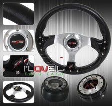 320mm Godsnow Steering Wheel Hub Adapter Black 1.5 Thin Quick Release Horn 320mm Godsnow Steering Wheel Hub Adapter Black 1.5 Thin Quick Release Horn