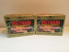2 BOX LOT SET Vietnam War Fact Cards Trading Card Set Dart Flipcardz 1991