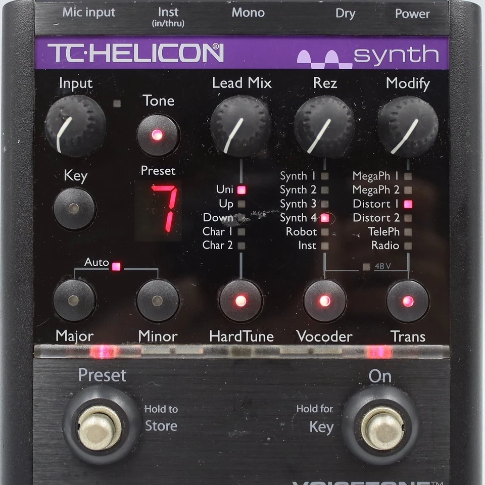 Pedal efecto vocal sintetizador VoiceTone TC HELICON 9420363 Foto 2 de 4
