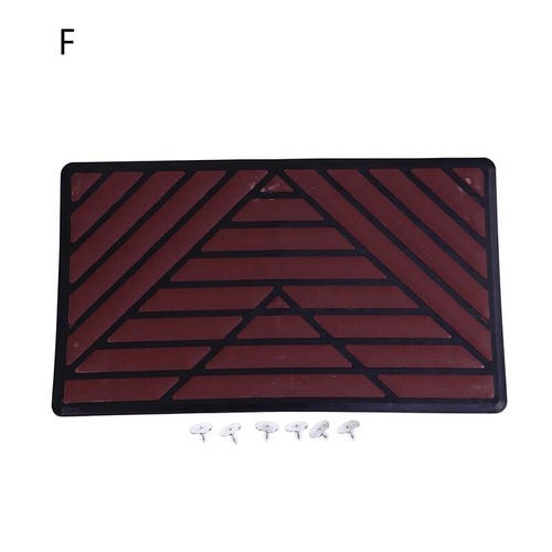 Car Mat Foot Heel Scuff Plate Non-slip Carpet Patch Auto Cover Anti-skid Pad - Picture 29 of 30