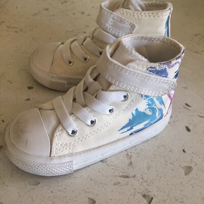 Converse Disney Frozen Chuck Taylor All Star White Shoes Girls