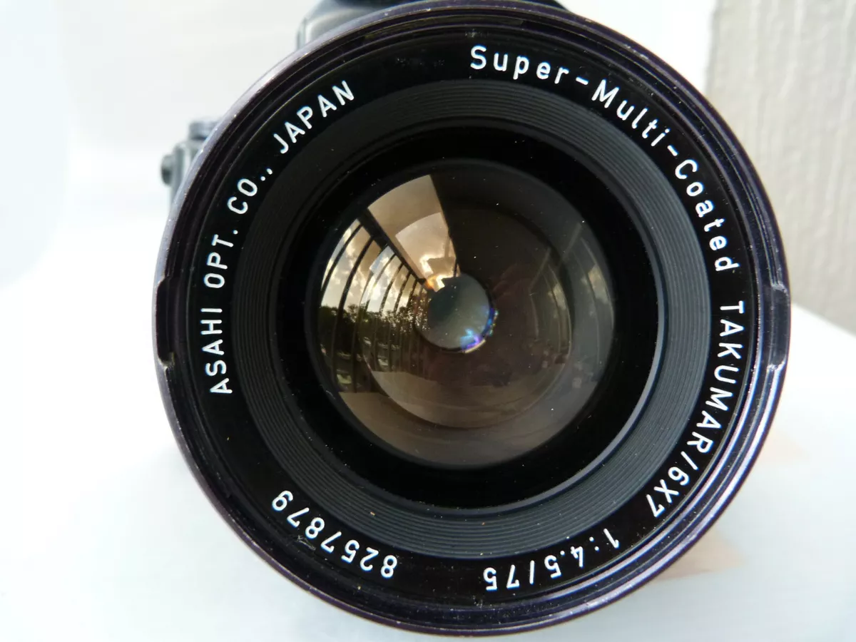 Pentax 6x7 Eye Level Finder Camera,SMC Takumar 75/4.5 lens.AS IS,READ.