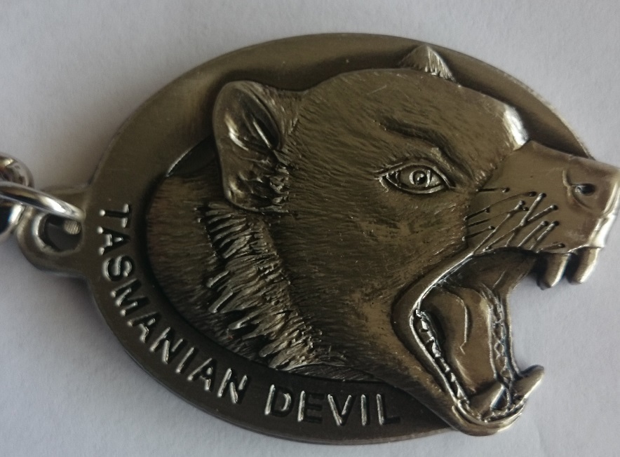 Tasmanian devil key ring made of the highest quality pewter great ...