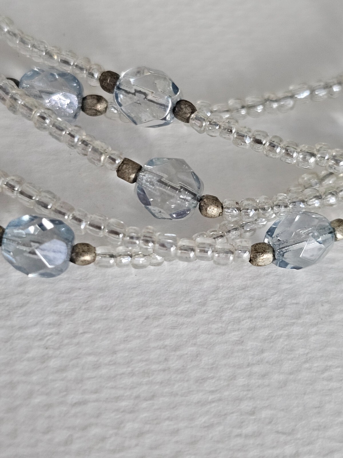 Express Statement Necklace Multi-Strand Beads & C… - image 5