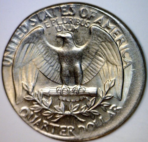 1974 ERROR OFF CENTER Washington Quarter BU ++ Coin NICE O/C LOT #12 NR - Picture 4 of 4