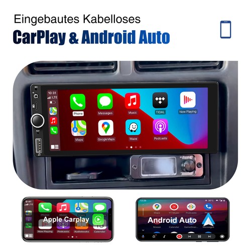 6.86" Android 14 4+64G Carplay Autoradio 1DIN GPS NAV Wifi Bluetooth RDS DAB KAM - Bild 7 von 14