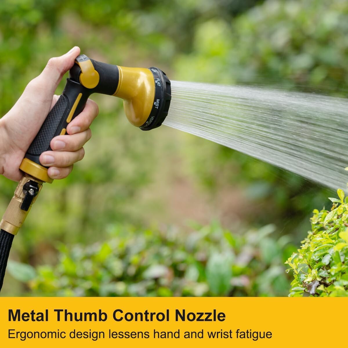 Pistola a spruzzo in metallo con manico lungo, pistola a spruzzo da giardino, per lavaggio auto, irrigazione piante, doccia per animali domestici | Leroy Merlin