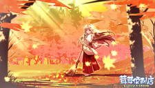Landscape anime games girls long hair trees sunlight Custom Gaming Mat Desk