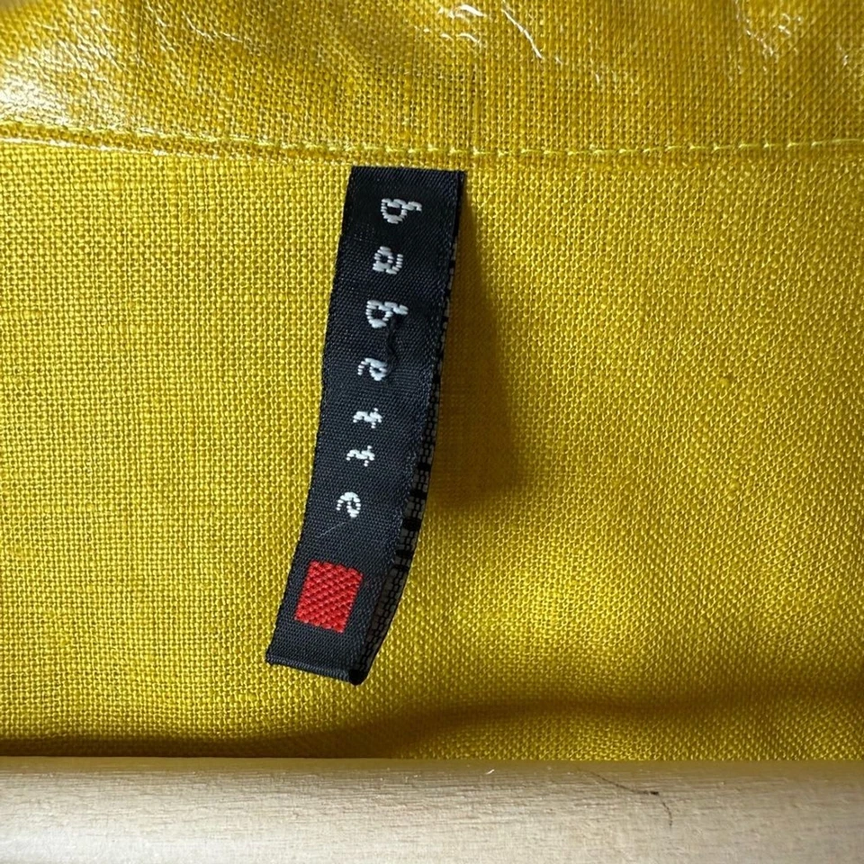 Babette Impermeable Recubierto Amarillo Mujer Chaqueta Grande Usable Arte Foto 4 de 4