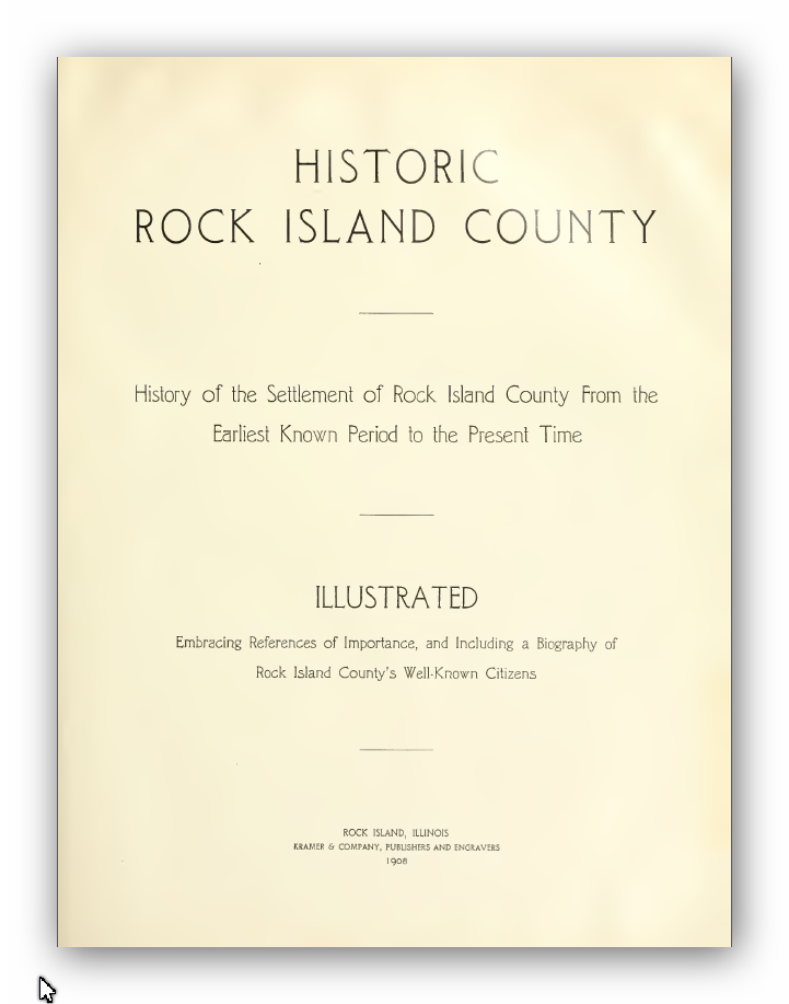 Rock Island County Ilinois CD County History + Bonus Books eBay