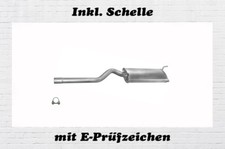 VW Caddy II 1.9 SDI TDI Endschalldämpfer Auspuff Endtopf + Schelle