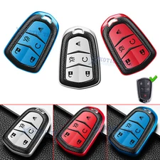 Soft Anti-dust Remote Keyless Key Fob Shell Case For Cadillac CT6 XT5 CTS XTS