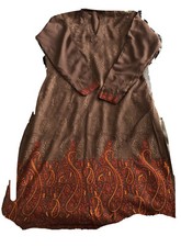 A Beautiful ladies Embroidered winter dresses size 14