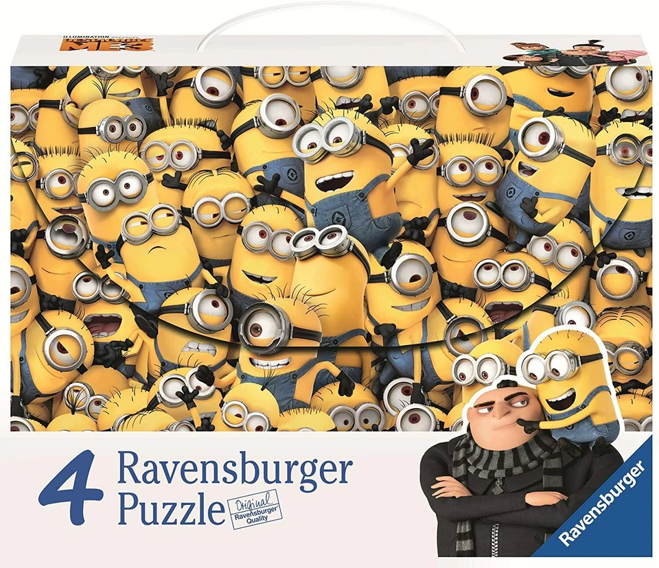 Ravensburger 06931 Despicable Me 3 Puzzlekoffer - 4 Puzzle für Kinder ab 5 Jahre - Bild 1 von 1