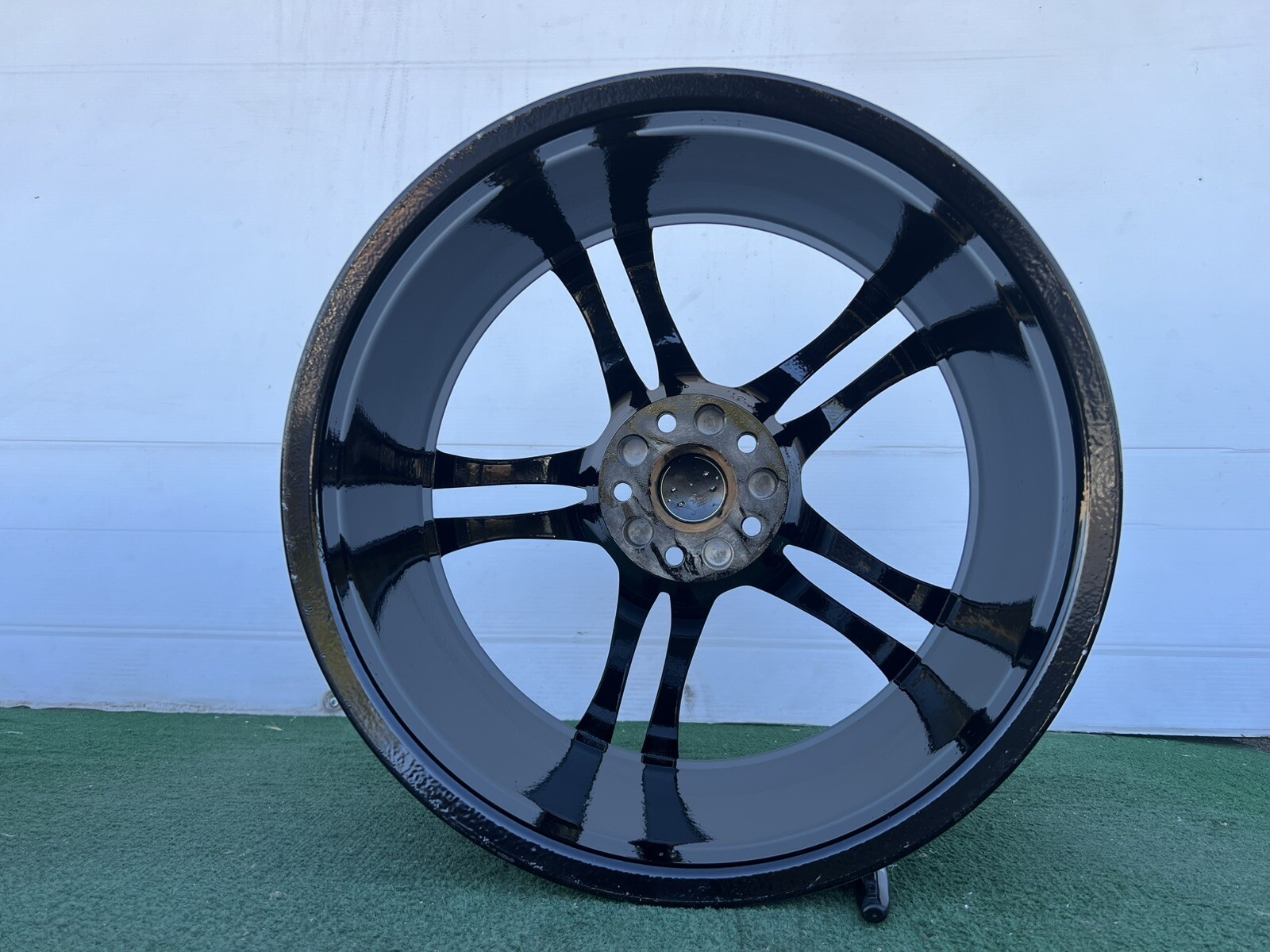 2008-14 AUDI R8 19" GLOSS BLACK GENUINE FACTORY ORIGINAL OEM WHEELS RIM SET OF 4